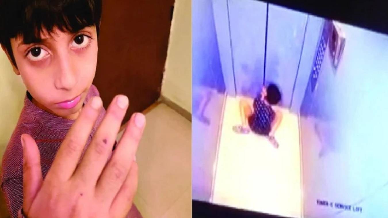 लिफ्ट हुई बंद 50 मिनट फंसा रहा बच्चा, दम घुटने लगा तो बच्चे ने उतार दिए कपड़े