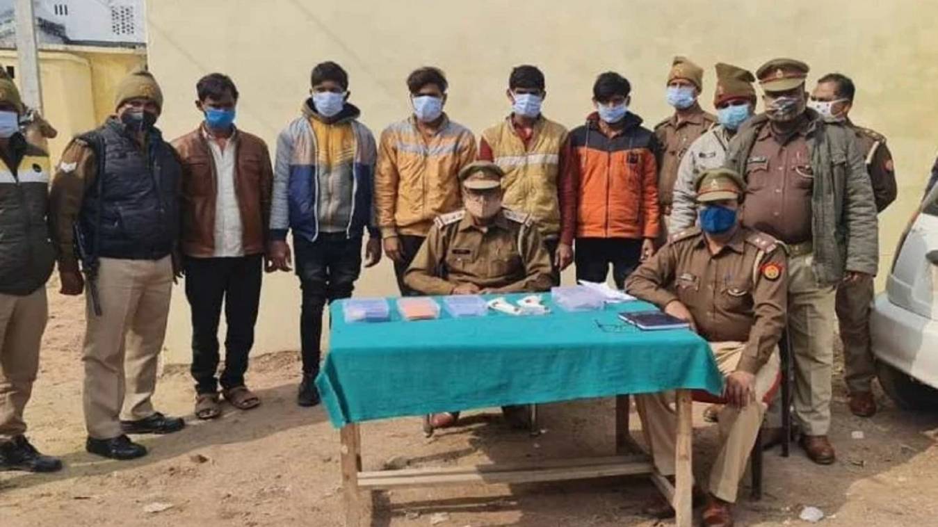 जौनपुर में पुलिस और बदमाशों के बीच मुठभेड़,पांच गिरफ्तार और दो फरार