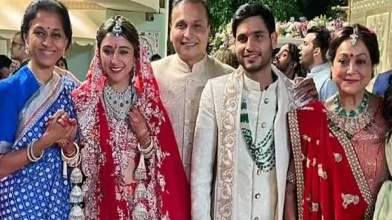 शाही शादी: अनिल अंबानी के बेटे जय अनमोल विवाह बंधन में बंधे