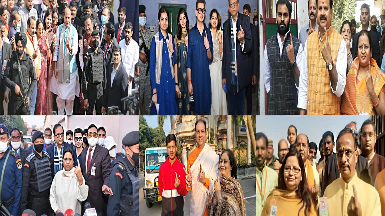 दिग्गज नेताओं के भाग्य ईवीएम में कैद 