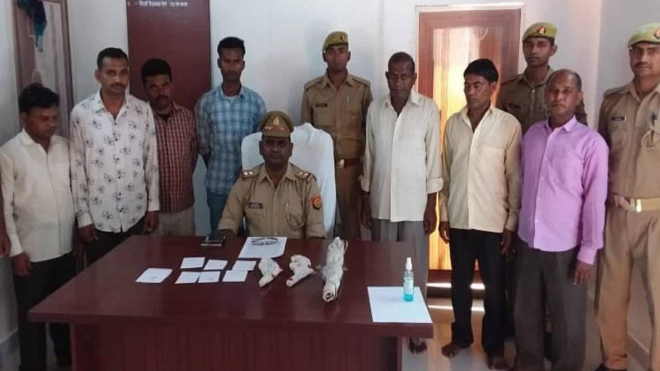 टप्पेबाजी और चोरी की घटना को अंजाम देने वाले गैंग के 7 शातिर गिरफ्तार
