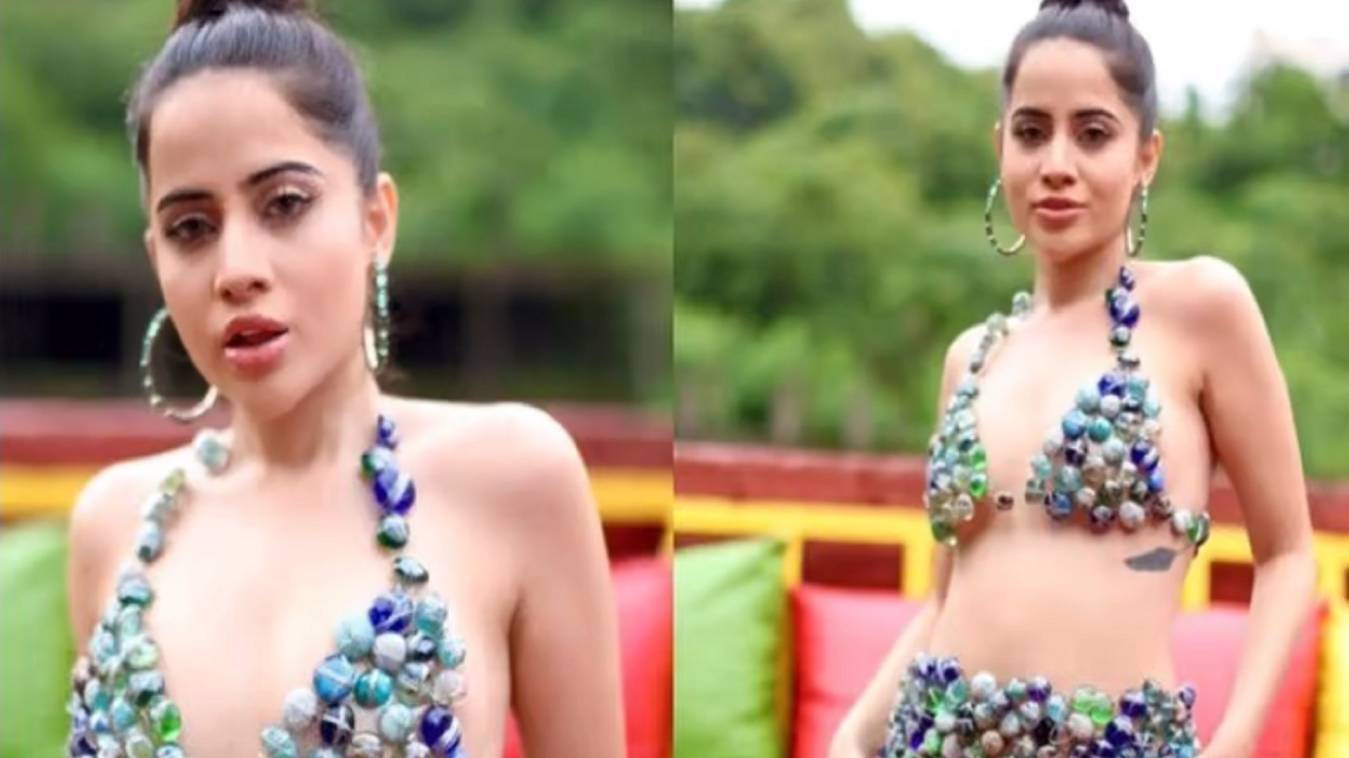 अतरंगी ड्रेस पहने नजर आईं उर्फी जावेद, एक यूजर्स ने लिखा 'अजीबो गरीब फैशन की मालकिन।'