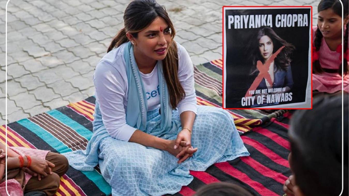 लखनऊ में प्रियंका के खिलाफ विरोध प्रदर्शन, पोस्टर लिखा- 'नवाबों के शहर में तुम्हारा स्वागत नहीं'