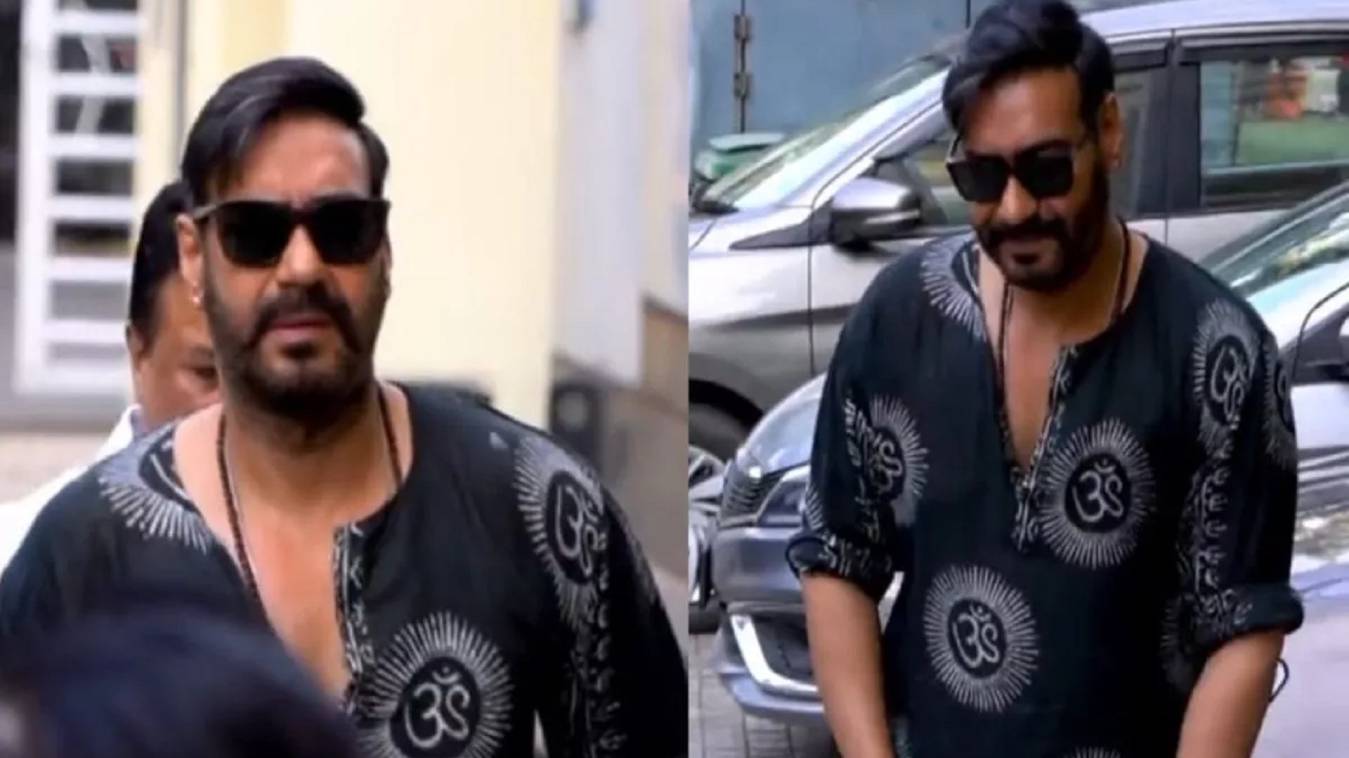 'दृश्‍यम-2' की सफलता के बाद 'भोला' के प्रमोशन के बीच वाराणसी पहुंचे अजय देवगन