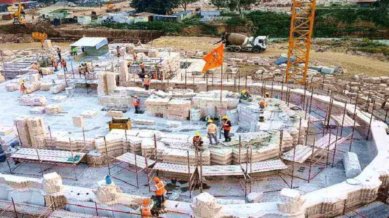 राम मंदिर निर्माण की ड्रोन से ली गई तस्वीर जारी, जानें निर्माण की स्थिति 