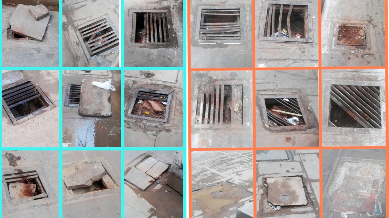 बदरंग होने लगे स्मार्ट सिटी के मोहल्ले 