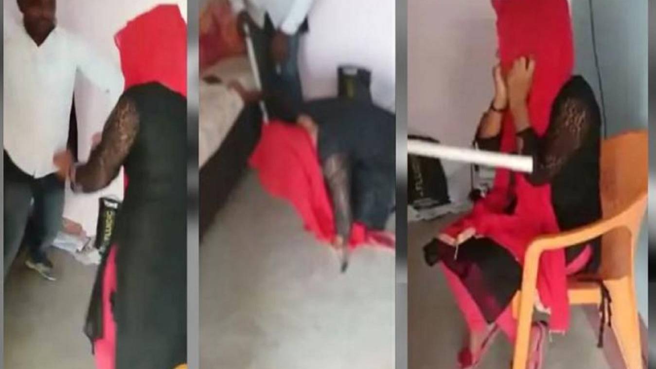 गाजीपुर में ग्राम प्रधान ने प्रेमी जोड़े से चटवाया थूक, लाठी-डंडों से पीटा...,वीडियो वायरल