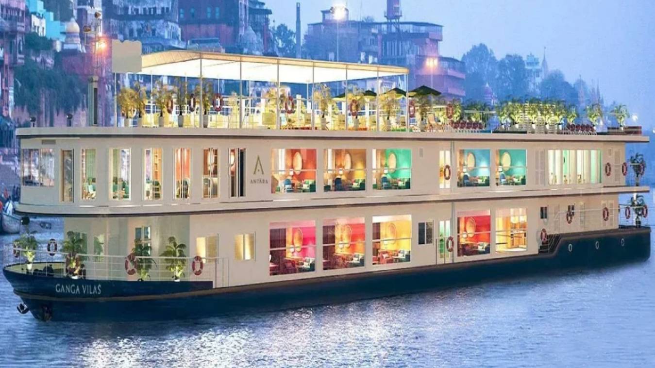 'MV Ganga Vilas', पानी के बीच 5 स्टार होटल जैसी लग्जरी सुविधाएं