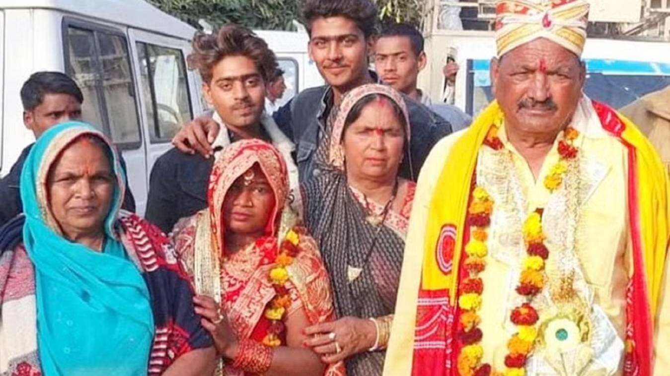 छह बेटियों का बाप बना दूल्हा...