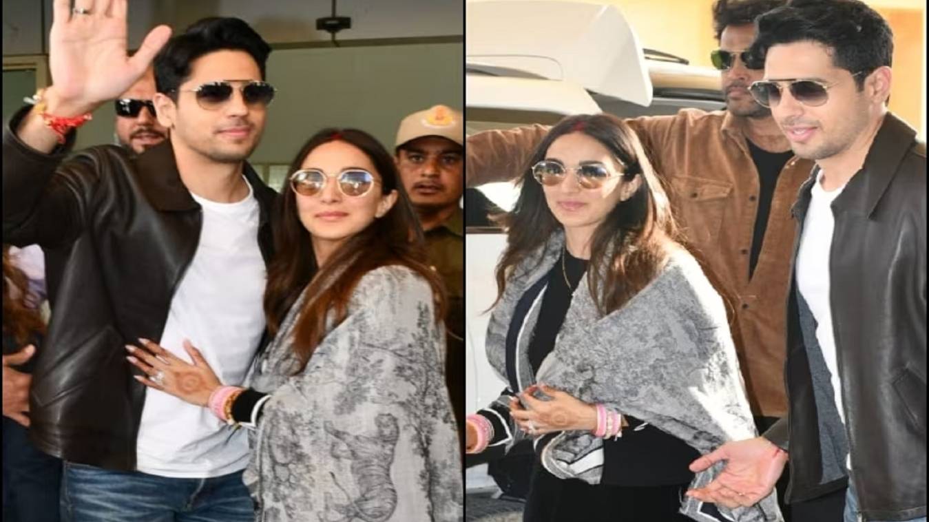 शादी के बाद पहली बार एयरपोर्ट पर स्पॉट हुए सिड-कियारा, मांग में सिंदूर हाथों में चूड़ा पहने लगीं बला की खूबसूरत