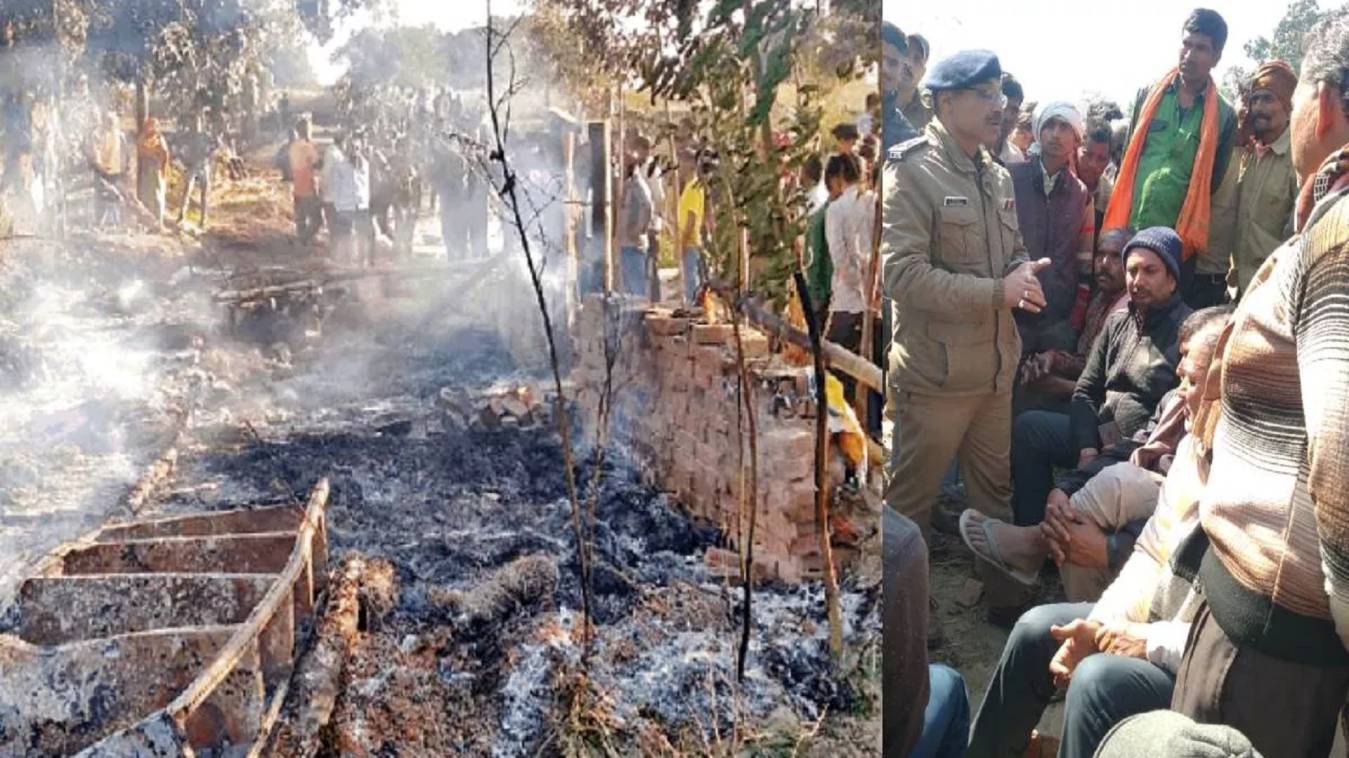 कानपुर देहात अग्निकांड: अतिक्रमण हटाने में जिंदा जलीं मां-बेटी, सामने आया दिल दहलाने वाला Video