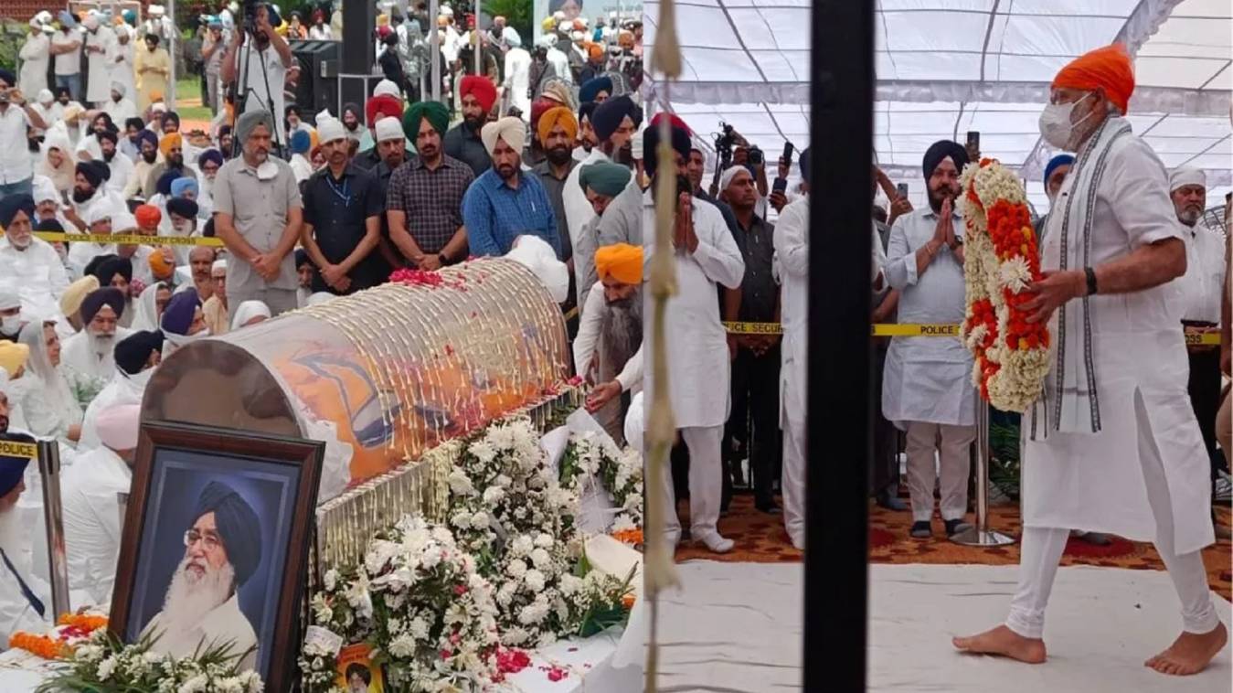 चंडीगढ़ पहुंचे पीएम नरेंद्र मोदी: प्रकाश सिंह बादल को दी श्रद्धांजलि, पार्थिव शरीर के दर्शन के लिए उमड़ा जनसैलाब