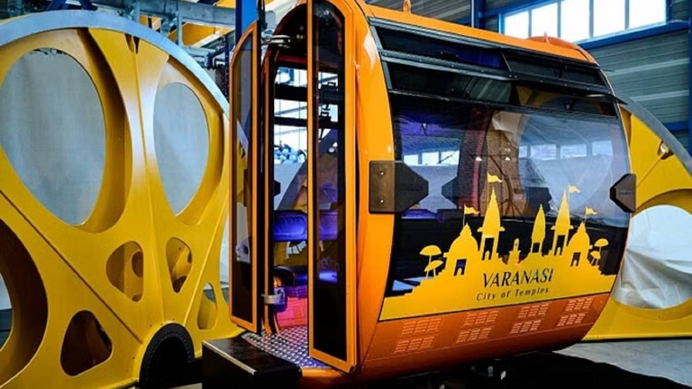 Varanasi: यूरोपियन डिजाइन वाले होंगे वाराणसी रोप-वे के केबिन, गर्मियों में बनी रहेगी ठंडक