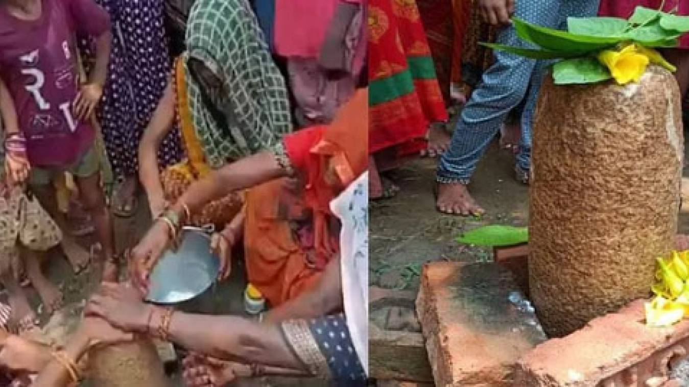 खेत जुताई के दौरान निकली प्राचीन शिवलिंग, लोग बोले-सावन में भगवान खुद घर आए