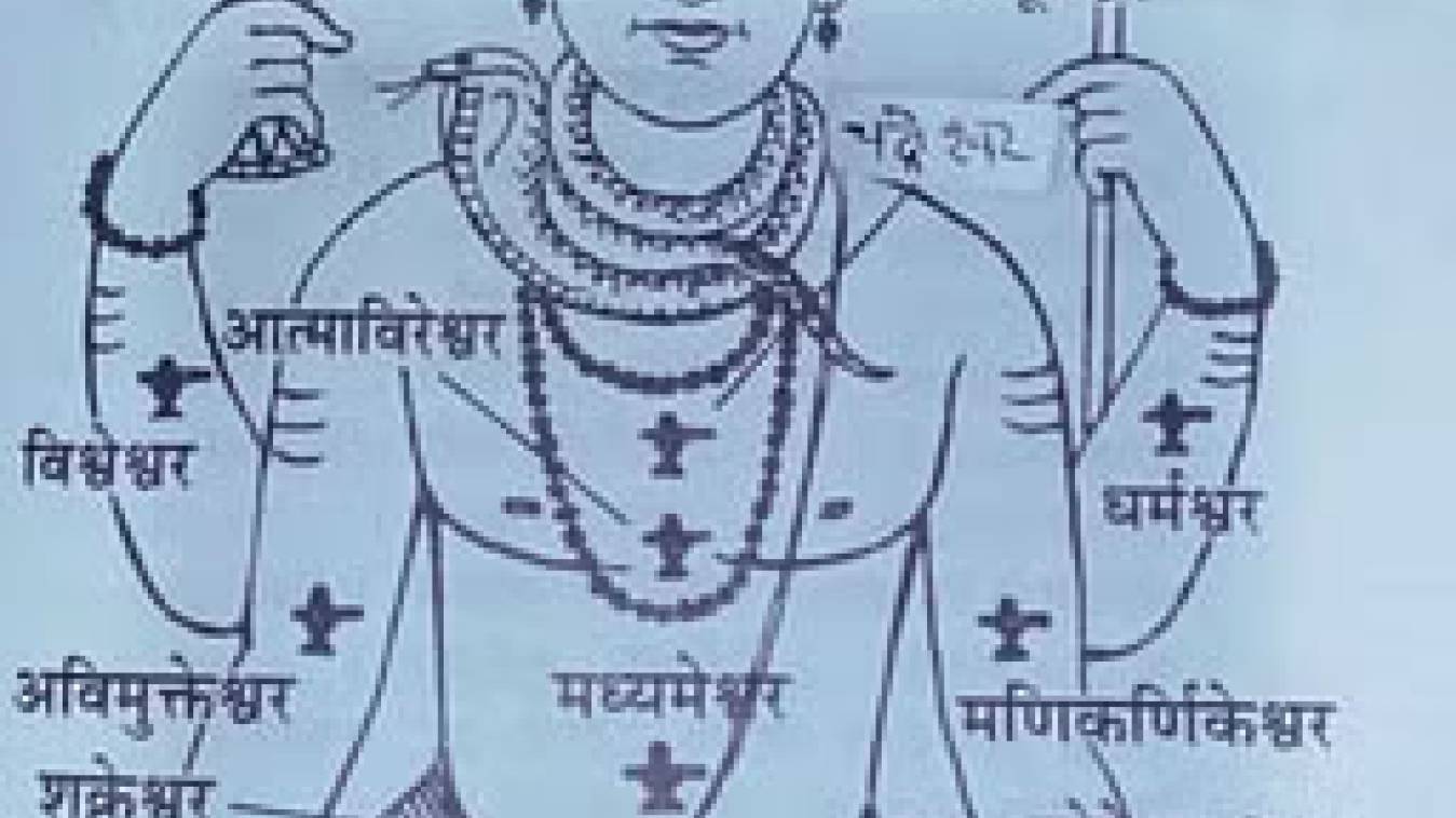 काशी के शिवलिंग में शिव के शरीर: भगवान की जटा के शीर्ष पर हैं ओंकारेश्वर, पैरों में हैं कालेश्वर व कपर्दीश्वर