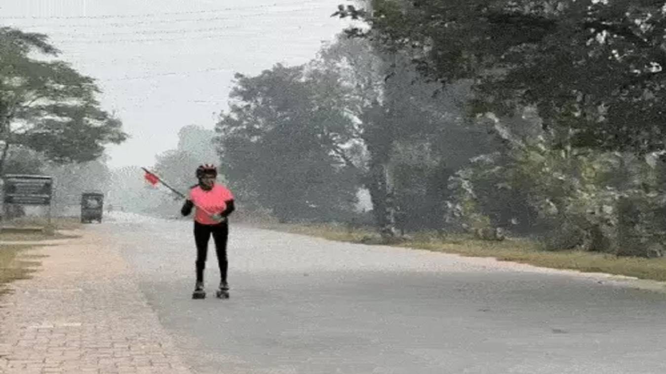 113 दिन में ढाई इंच के पहिये पर 10550 किमी की यात्रा करेंगी सोनी