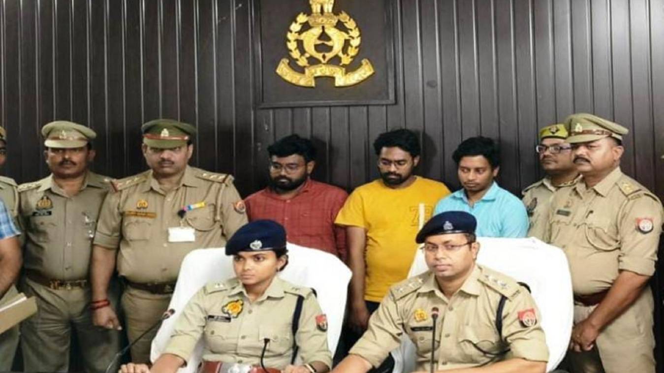 पूर्व एमएलसी के बेटे से ठगी में तीन गिरफ्तार