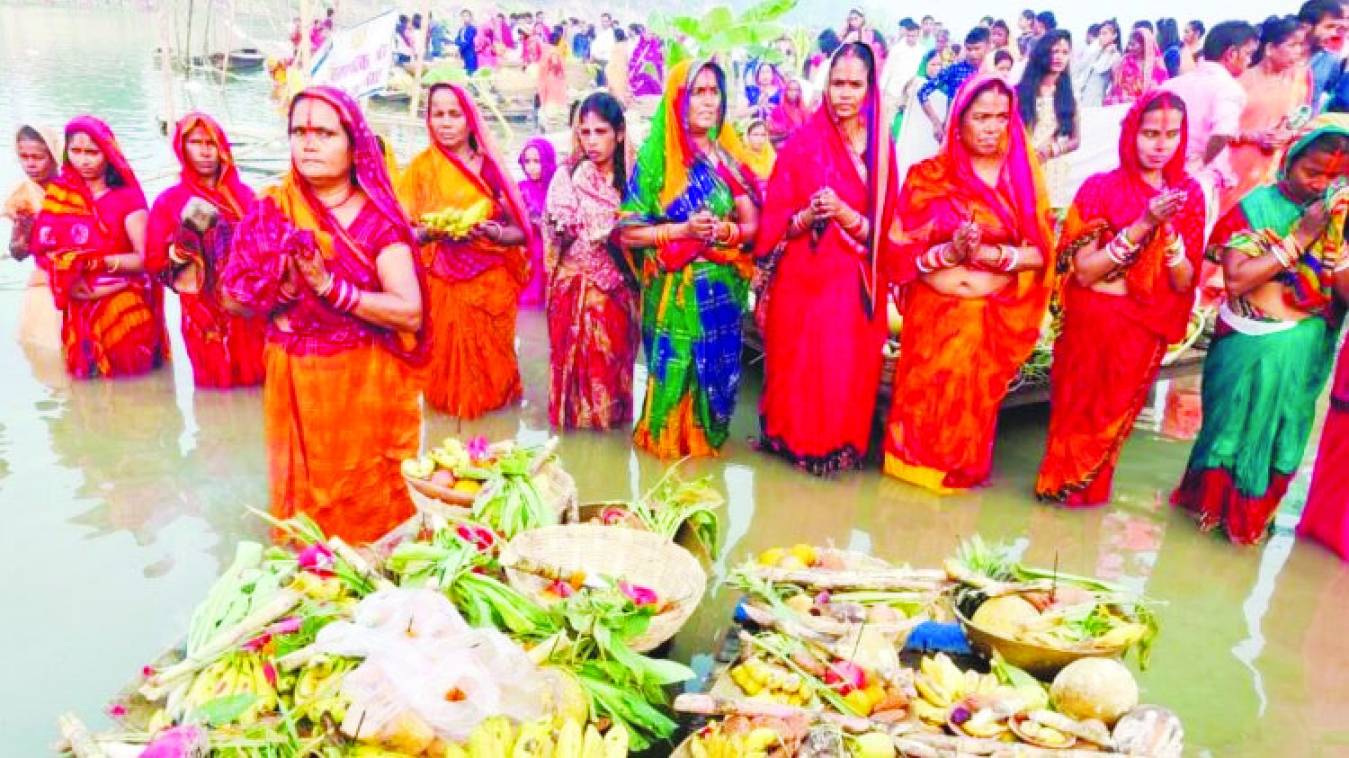नहाय-खाय के साथ चैती छठ महापर्व की शुरूआत