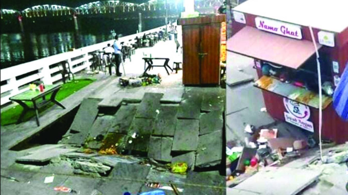 भ्रष्टाचार की भेंट चढ़ा सुप्रसिद्ध नमो घाट