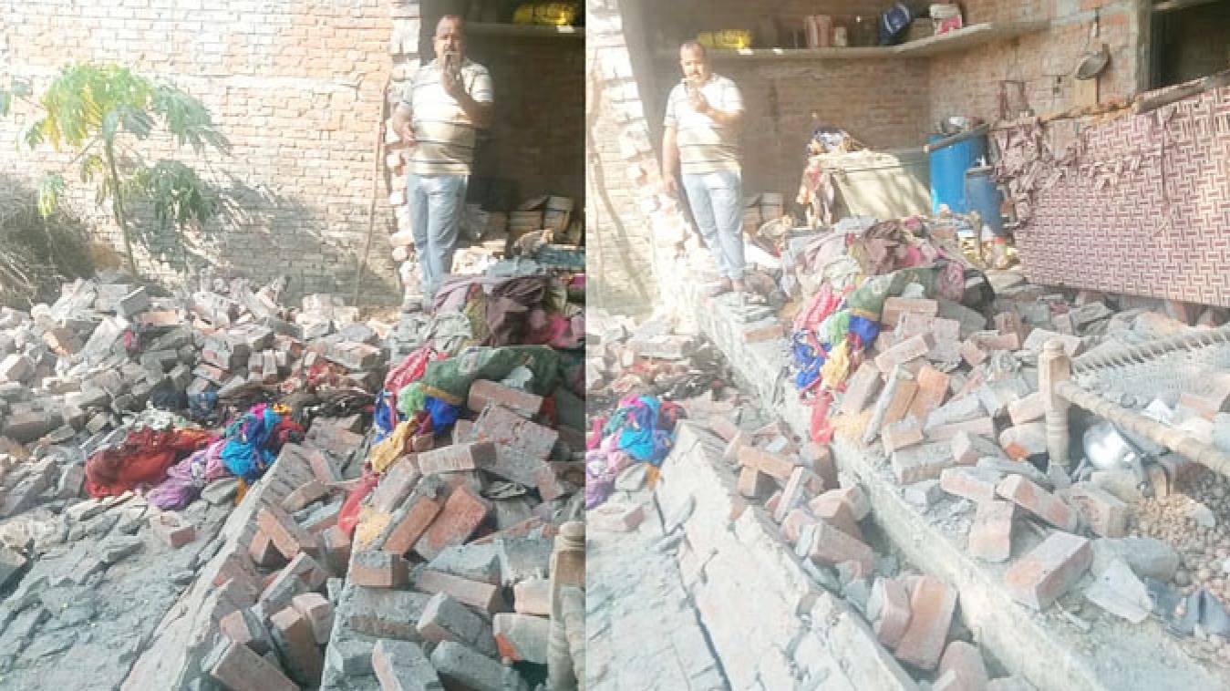  गैस रिसाव से ब्लास्ट के साथ लगी आग, दो परिवार के आठ लोग झुलसे