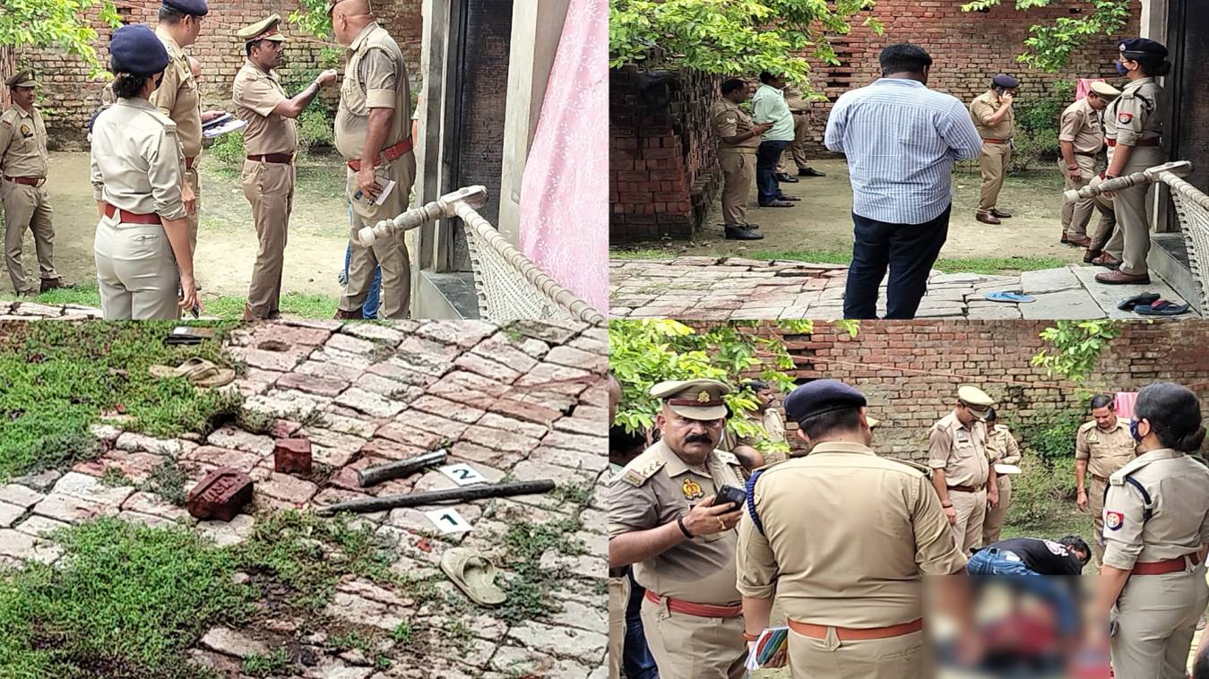 संपत्ति विवाद में बेटे ने पत्नी के साथ मिलकर पिता-बहन की हत्या, ईंट- पत्थर से सिर कूचकर वारदात को अंजाम