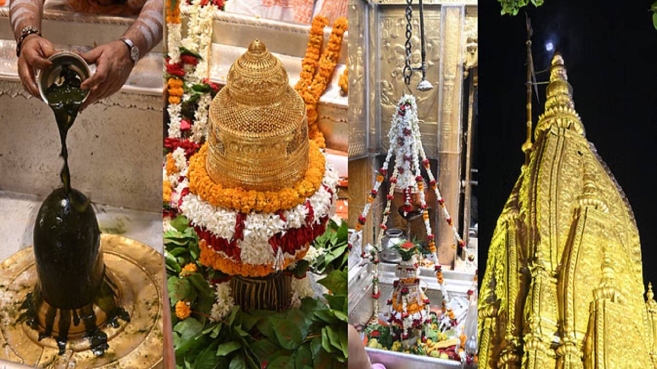  सावन के तीसरे सोमवार की भक्ति में डूबी काशी, कांवड़ियों पर बरसे फूल, मंदिर के बाहर लगी लंबी कतार