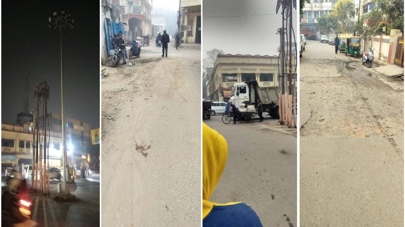 कभी वीआईपी रहा रामकटोरा मार्ग, आज बदहाली पर बहा रहा आंसू