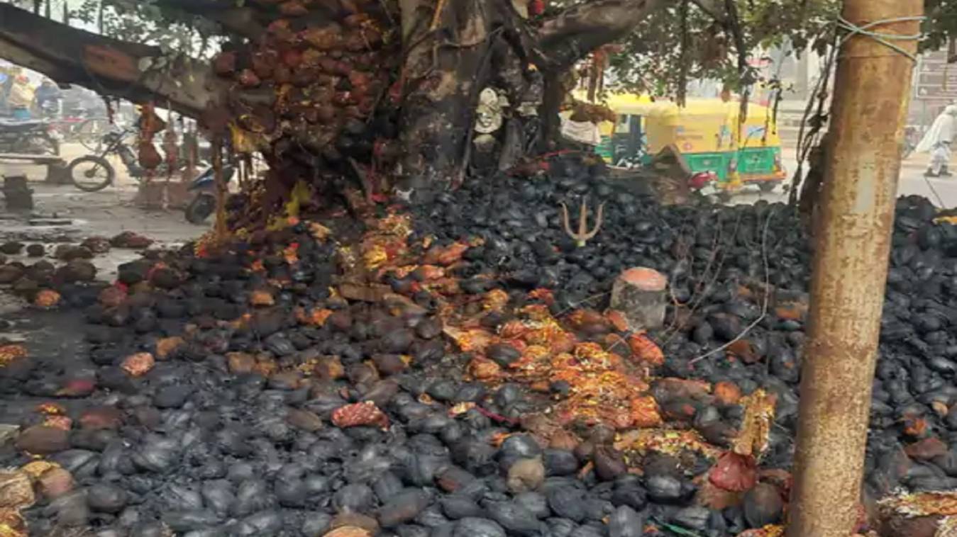 सारनाथ में आशापूर्ण काली माता मंदिर में भीषण आग, आस्था का केंद्र जलकर खाक