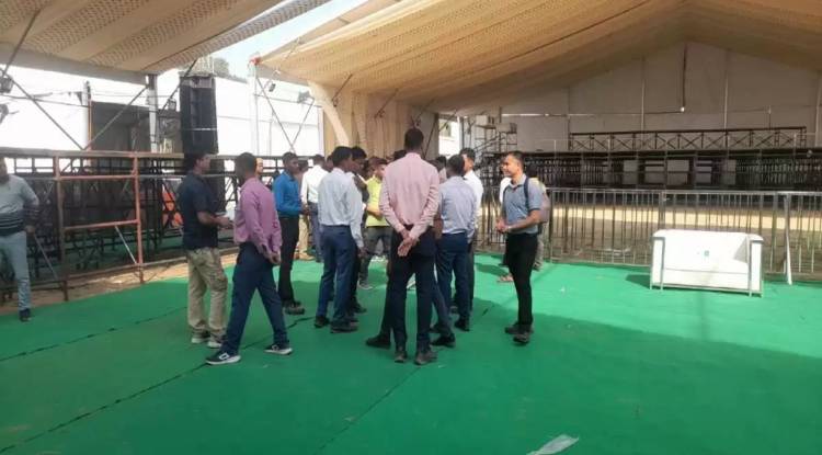 वाराणसी में पीएम मोदी के आगमन की तैयारियों का जायजा लेने पहुंची SPG टीम