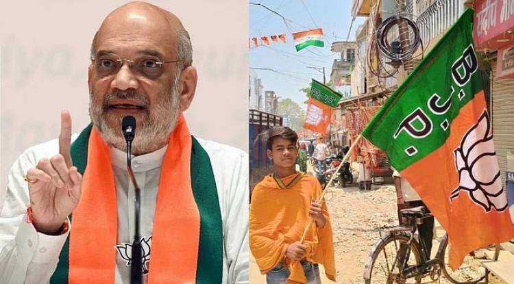 गाजीपुर में पहली बार रोड शो करेंगे अमित शाह, दुल्हन की तरह सजाया गया शहर
