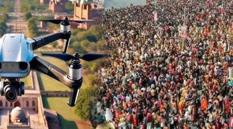  घाट के आसपास पैनी निगाह रखेंगे ड्रोन