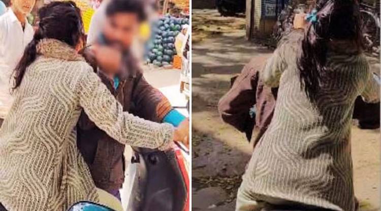 बीच सड़क पर प्रेमी-प्रेमिका का हाइ वोल्टेज ड्रामा, जानें पूरा मामला 