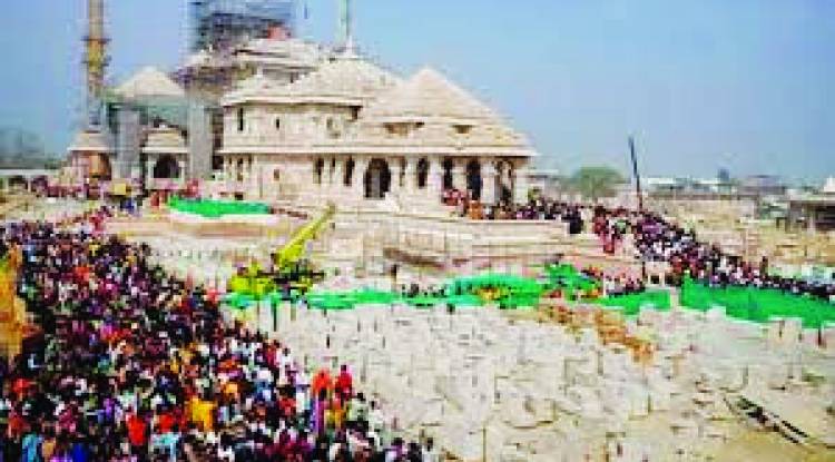 श्रद्धालुओं पर ड्रोन से बरसेगा सरयू जल, गर्मी से बचाव के भी होंगे इंतजाम