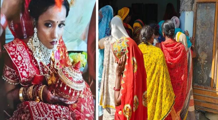 गोरखपुर में अवैध संबंध के शक में गला दबाकर पत्नी की हत्या, दो महीने पहले हुई थी शादी