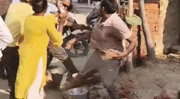  जमीन विवाद में चले ईंट पत्थर, पुलिस टीम पर भी हुआ पथराव, तीन सिपाही घायल