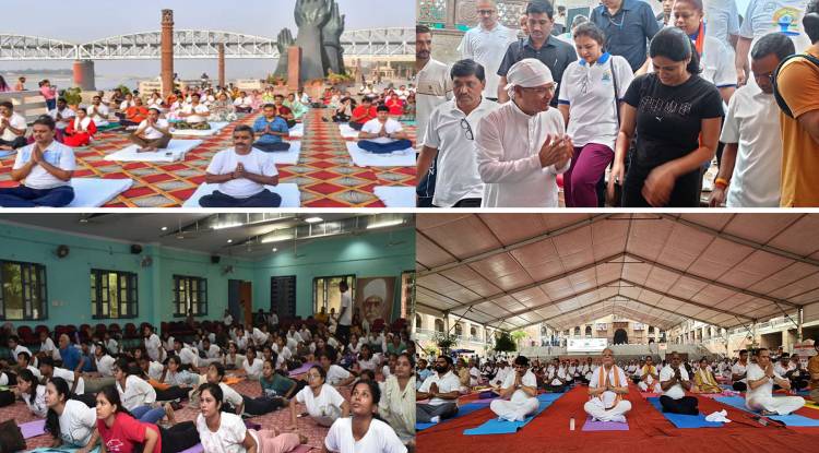 अंतरराष्ट्रीय योग दिवस पर योगमय हुई काशी, लोगों में उत्साह