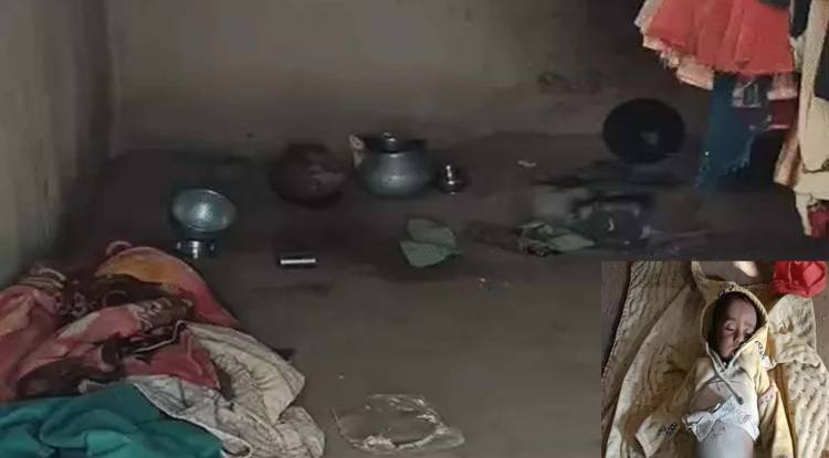 सोनभद्र में दिल दहला देने वाली घटना: पति से फोन पर झगड़े के बाद मां ने 10 महीने के बेटे को चूल्हे में झोंका, फिर फंदे से लटककर दी जान