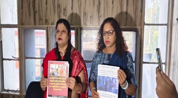 पराड़कर भवन में महिला कांग्रेस का पलटवार, शालिनी यादव के फ्लैट मामले में निष्पक्ष जांच की माँग