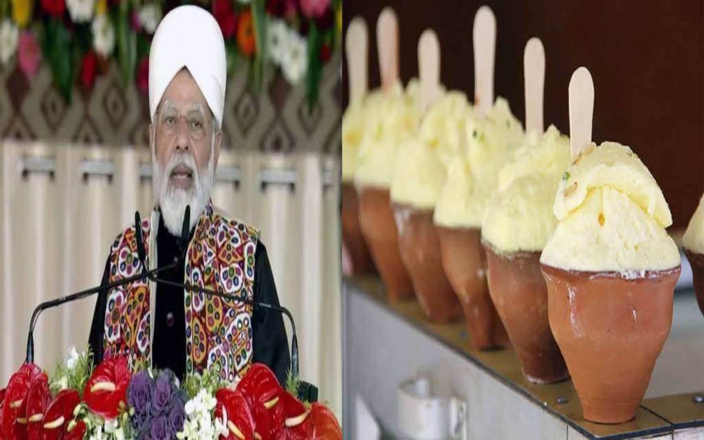 वाराणसी : जनसभा में अपने संबोधन में पीएम मोदी ने बनारसी मिठाइयों और मलइयो का किया जिक्र
