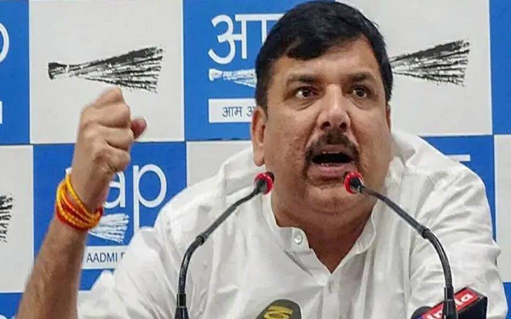 धर्म के नाम पर धंधा कर रही है सरकार : संजय सिंह