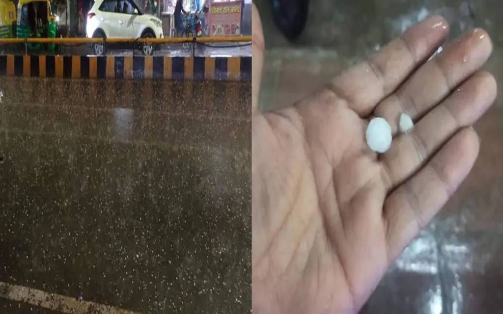 ओलावृष्टि ने बढ़ाई किसानों की चिंता,फसलों का हुआ नुकसान