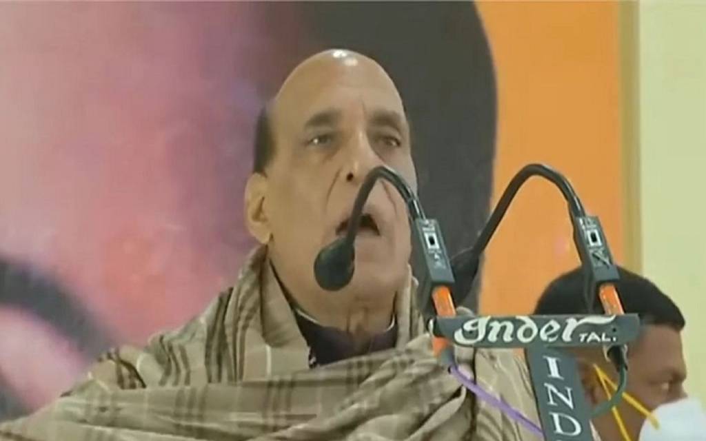 पंजाब में सरकार बनाओ, नशा बेचने वालों की खाट खड़ी कर देंगे-रक्षा मंत्री राजनाथ सिंह