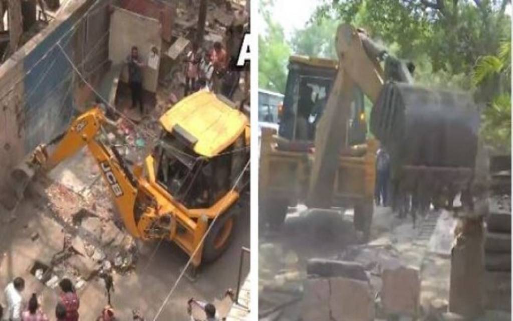 शाहीन बाग के बाद न्यू फ्रेंड्स कॉलोनी और मंगोलपुरी में गरजा बुलडोजर