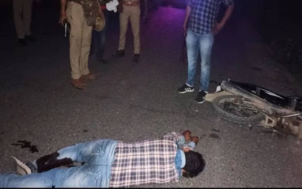 भदोही में पुलिस और कुछ बदमाशों में हुई मुठभेड़,एक घायल, दो फरार