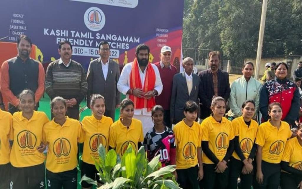 Kashi tamil sangmam sports festival: वॉलीबाल में यूपी की महिला टीम ने तमिलनाडु को 3-0 से दी मात