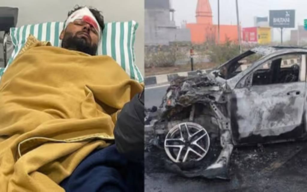 ऋषभ पंत रुड़की में हुए हादसे का शिकार: कार में लगी आग, शीशा तोड़कर निकाला गया बाहर