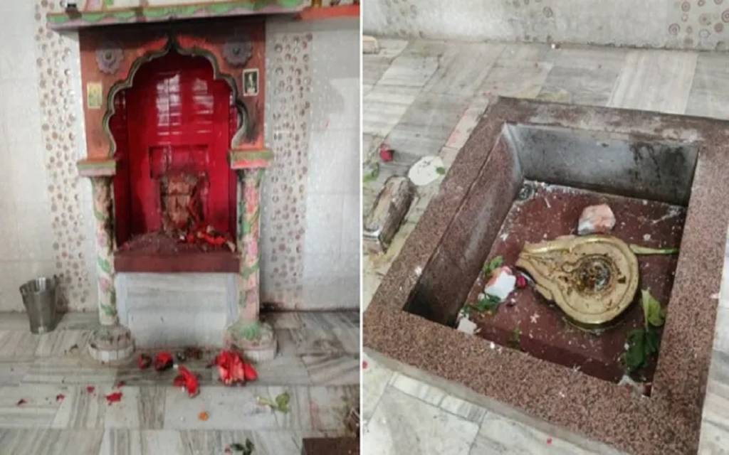 वाराणसी के मंदिर में तोड़फोड़ से लोग आक्रोशित, पुलिस ने फिर से प्राण-प्रतिष्ठा का दिलाया भरोसा