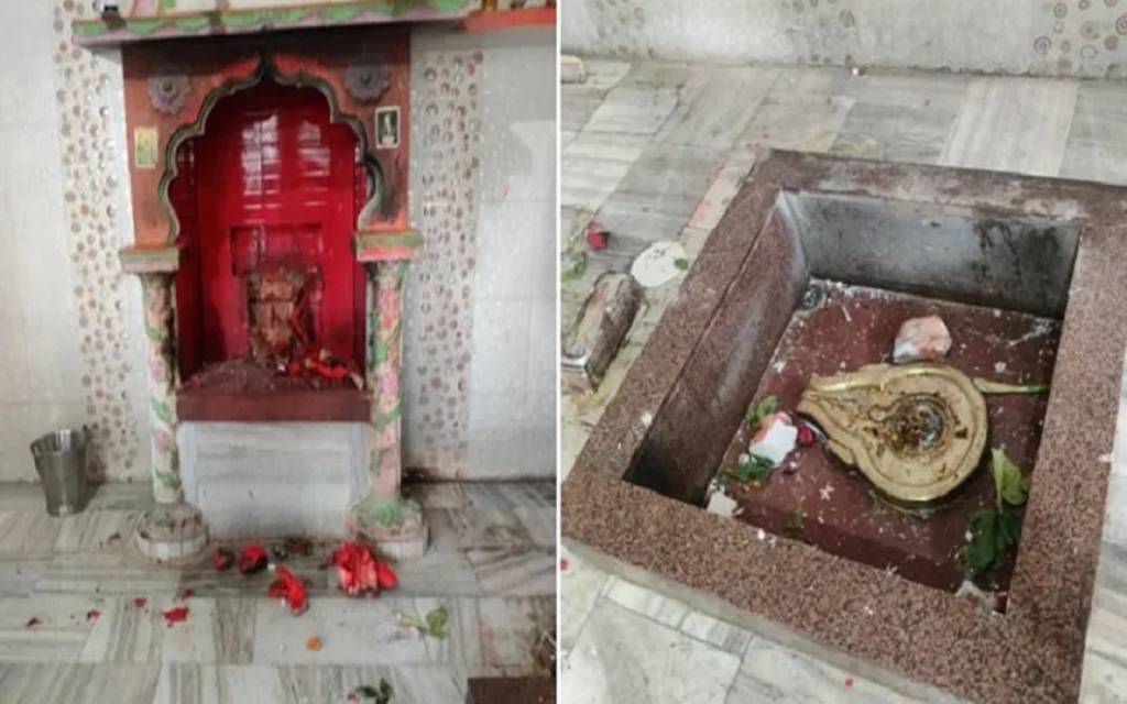  वाराणसी के मंदिर में तोड़फोड़ से लोग आक्रोशित, पुलिस ने फिर से प्राण-प्रतिष्ठा का दिलाया भरोसा