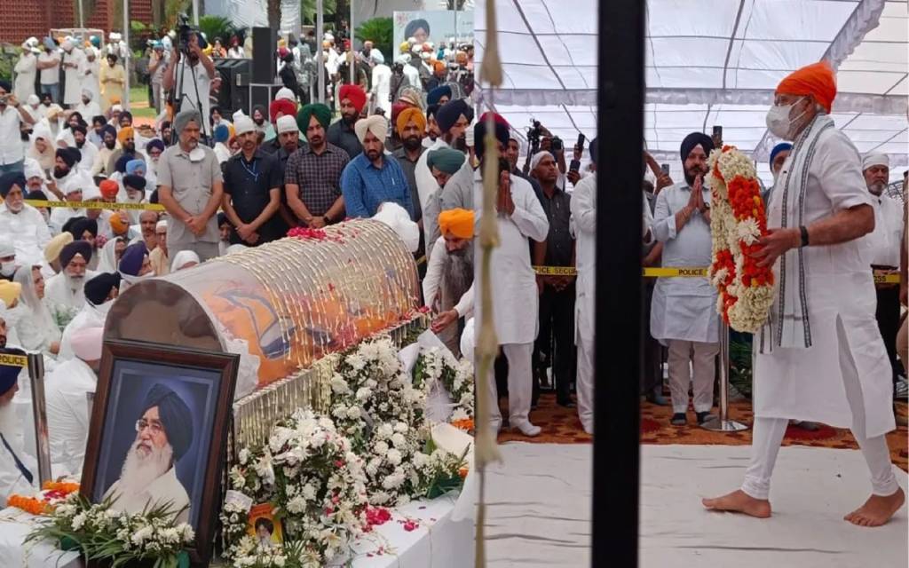 चंडीगढ़ पहुंचे पीएम नरेंद्र मोदी: प्रकाश सिंह बादल को दी श्रद्धांजलि, पार्थिव शरीर के दर्शन के लिए उमड़ा जनसैलाब