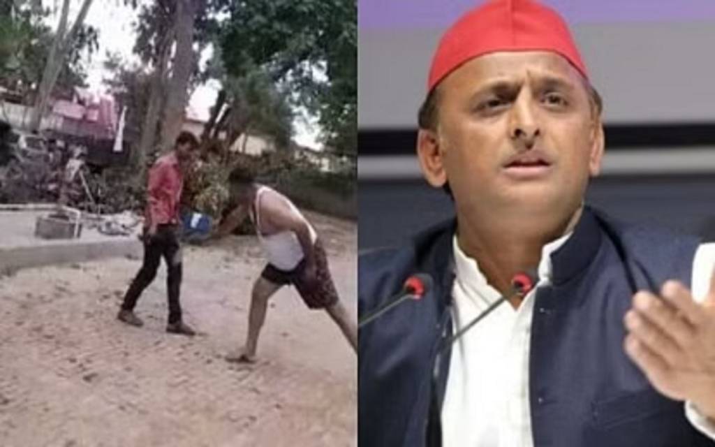 बदायूं चौकी में युवक की पिटाई: अखिलेश ने यूपी पुलिस पर कसा तंज, अच्छा हुआ दरोगा के हाथ में बेल्ट है, थार या बुलडोजर नहीं